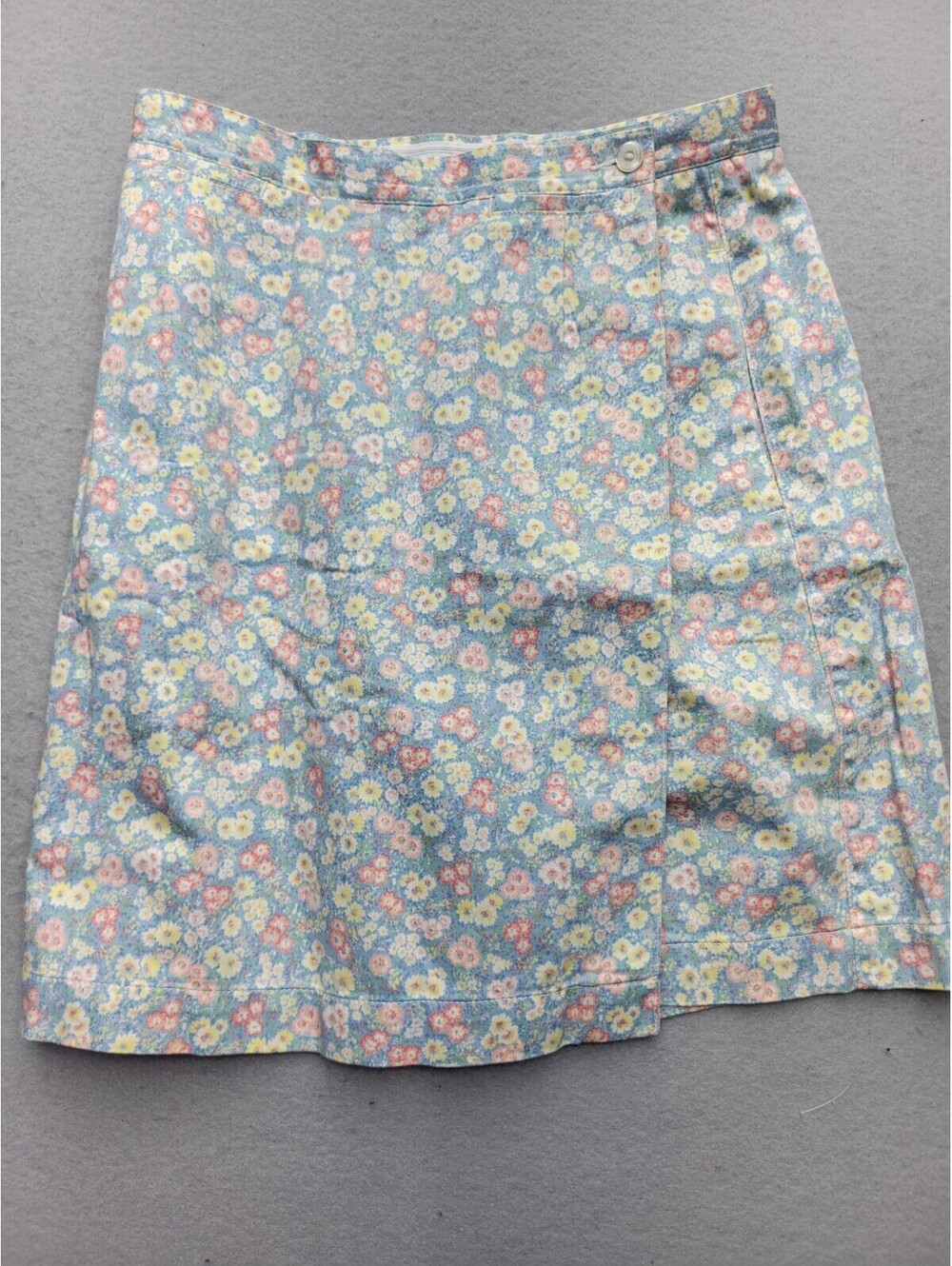 Liz Golf Women's Skirt Size 8 Blue/Pink Mini Knit Floral Golf